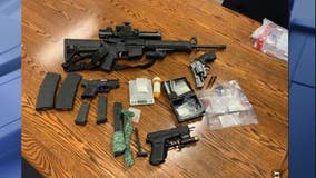 Driver stopped by state police throws gun from window, found with drugs and AR-style rifle