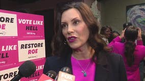 On Roe anniversary, Whitmer and abortion advocates urge voting Biden for reproductive rights