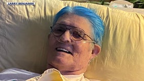 83-year-old Lions fan in hospice goes viral for dyeing hair blue