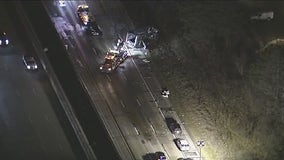 WB I-696 now open at Orchard Lake after fatal vehicle fire