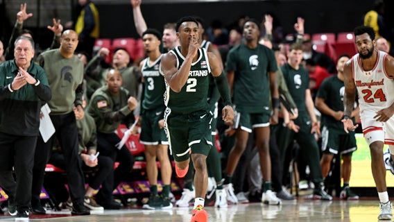 Walker, Hoggard lead Michigan State over Maryland 61-59