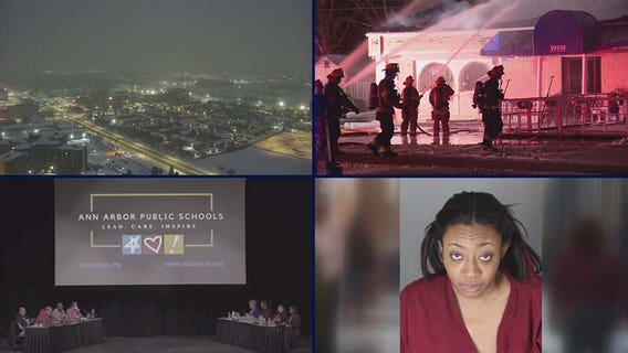 More Michigan snow • Popular Harrison Township eatery burns down • Ann Arbor schools' novel resolution