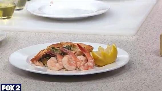 Recipe: Royal stuffed salmon