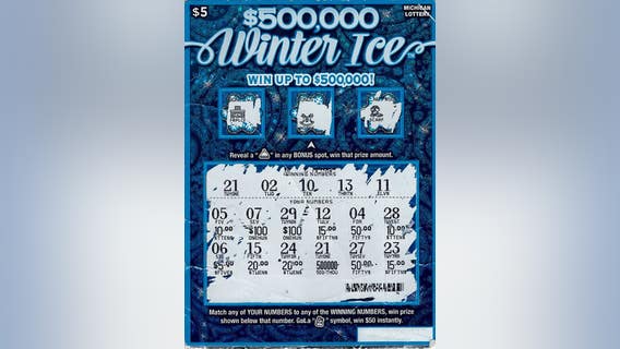 Man wins $500K on Michigan Lottery ticket bought with winnings from another scratch-off