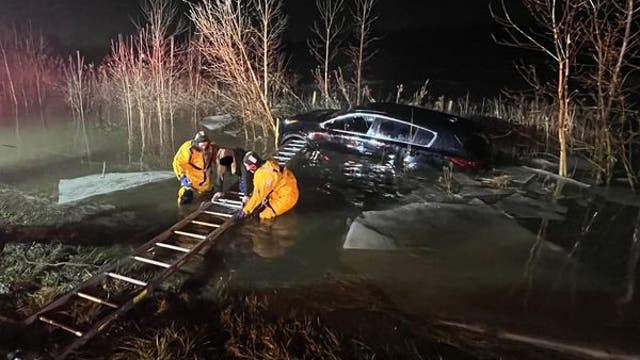 'I thought I was drowning': Woman rescued from sinking car in Macomb County