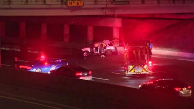 Detroit woman hit after getting out of crashed vehicle on I-75