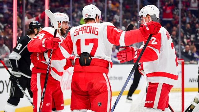 Fabbri scores twice, Red Wings defeat Kings 4-3 in shootout