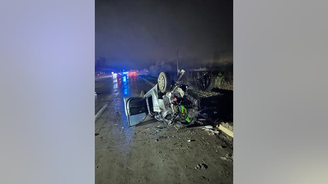 Chesterfield Township woman killed in crash, police search for fleeing subject