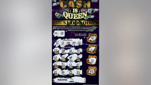 Man wins $1 million on Michigan Lottery scratch-off he bought while returning item to market