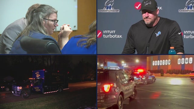 Texts revealed at Jennifer Crumbley's trial • Dan Campbell reacts to Lions loss • Canton death investigation