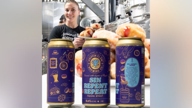 Griffin Claw's 'Sin Repent Repeat' paczki beer, vodka return ahead of Fat Tuesday