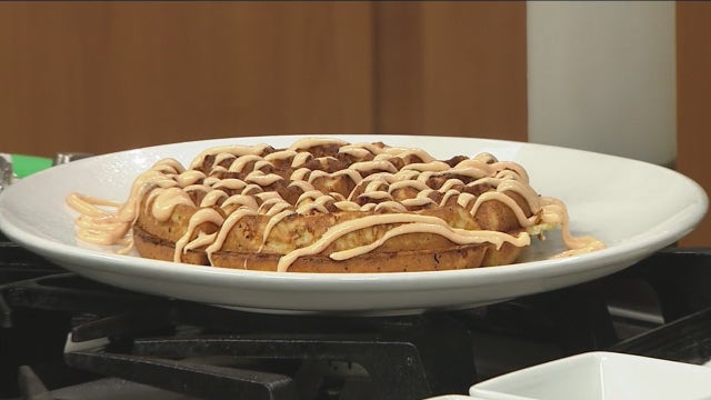 Recipe: Tom's Oyster Bar's savory cheddar-scallion waffles