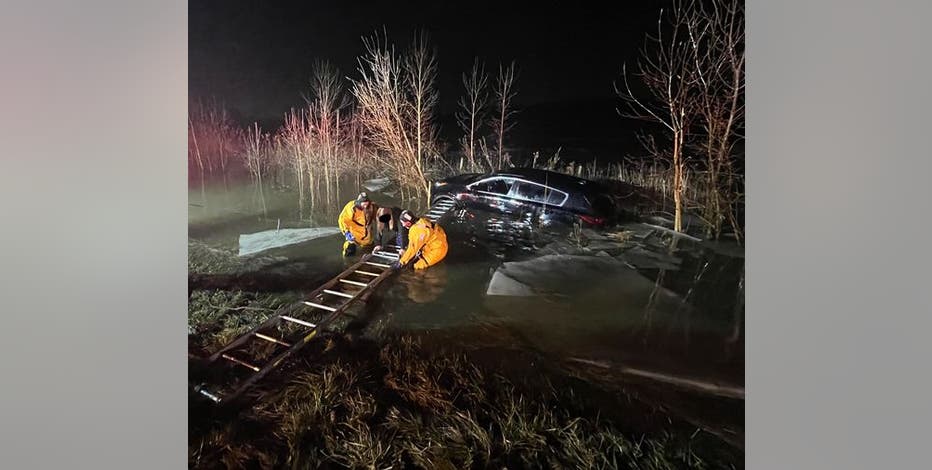 'I thought I was drowning': Woman rescued from sinking car in Macomb County