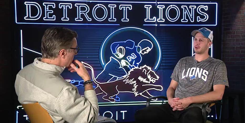 Detroit Lions' Jared Goff reflects on team's first playoff win in three decades