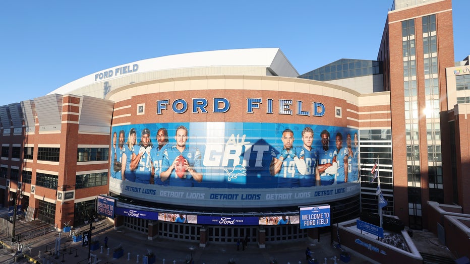 How to watch Detroit Lions fans arrive first Ford Field playoff game