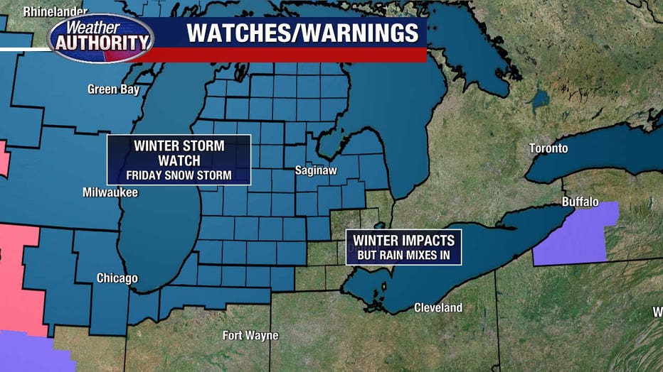 Metro Detroit Snow Forecast: How Much Is Expected To Fall This Weekend ...