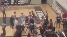 Dearborn-Woodhaven basketball game descends into chaos as brawl breaks out