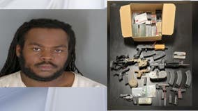 Eastpointe man arrested as 7 guns, crack, fentanyl are seized