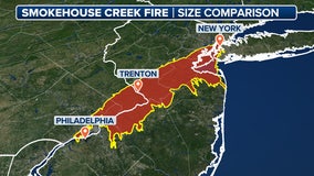 How big is a 1-million acre wildfire? Smokehouse Creek Fire could stretch from NYC to Philly