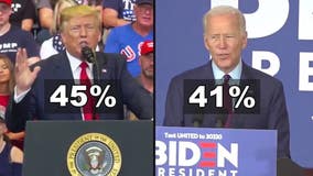 Trump leads Biden by 4% in Michigan but pollster thinks court cases could level playing field