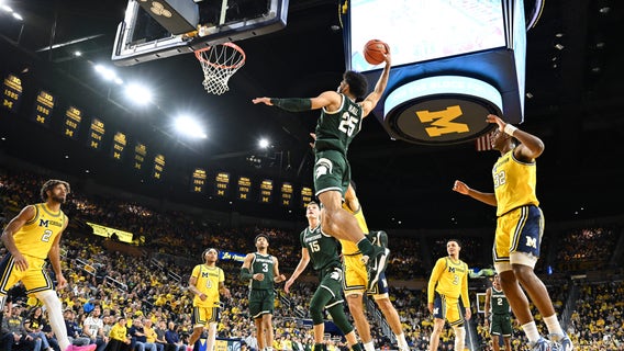 Michigan State continues its Big Ten push beating Michigan State 73-63 behind Walker, Hall