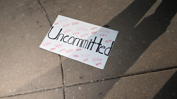 Michigan Presidential primary winners since 2008. Does 'uncommitted' mean Biden's at risk in November?