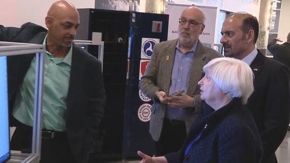 Treasury secretary visits Michigan Central Station during Detroit trip, touts economic gains