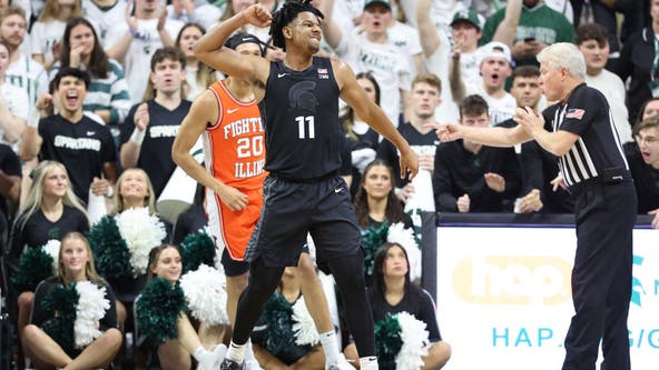 Hoggard scores 23, Michigan State bounces back to beat No. 10 Illinois 88-80