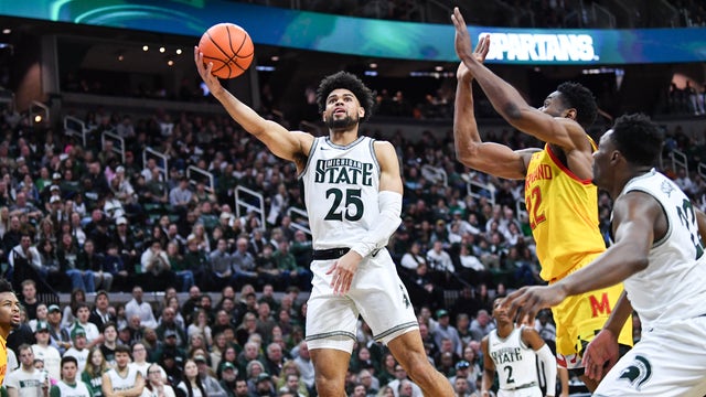 Walker, Hall help Michigan State fend off Maryland 63-54