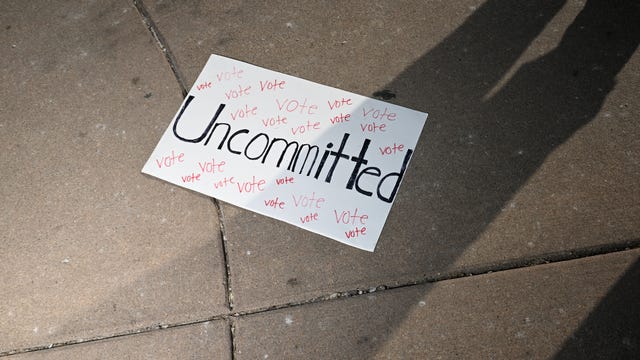 Michigan Presidential primary winners since 2008. Does 'uncommitted' mean Biden's at risk in November?