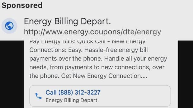 Scammers use fake DTE ads online to steal personal information