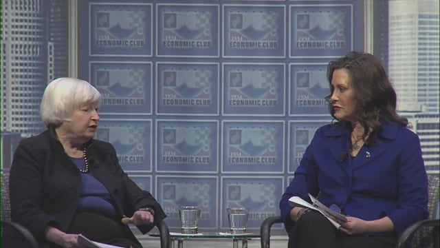 Michigan governor, treasury secretary talk inflation and finances at Detroit Economic Club