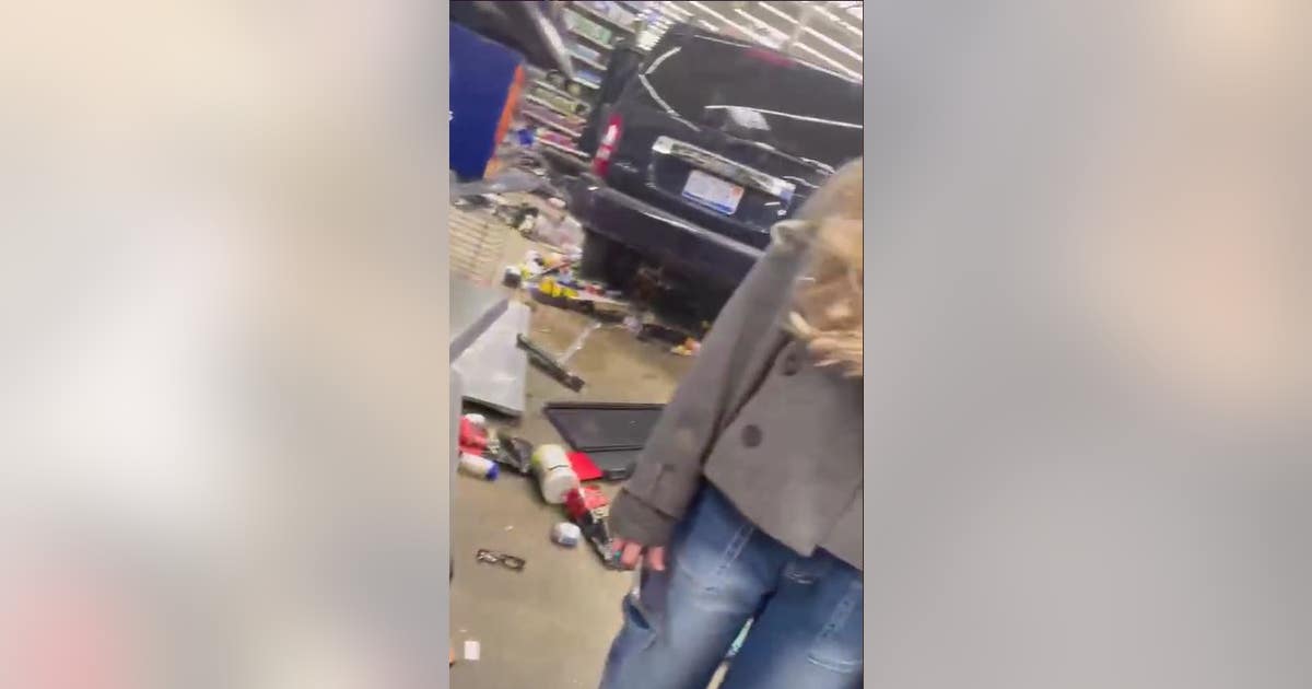 Eight people injured when car crashed into Canton Walmart | FOX 2 Detroit