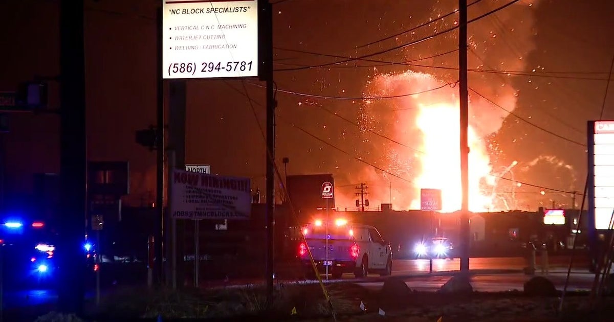 Clinton Township explosion: Flames continue day after blasts | FOX