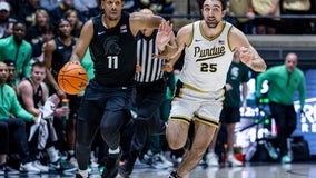 Edey leads No. 2 Purdue past Michigan State 80-74 to clinch share of 2nd straight Big Ten title