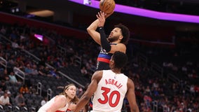 Jalen Duren has career-high 23 rebounds as Pistons beat Raptors 113-104 for 3rd win in 4