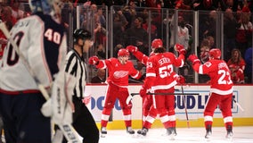 Patrick Kane’s overtime goal gives Red Wings 4-3 win over Blue Jackets