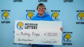 'Adrenaline was pumping': Ypsilanti woman wins $100,000 Powerball prize from Michigan Lottery