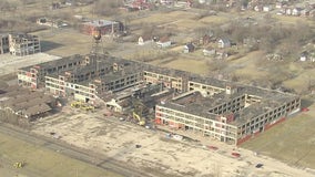 Packard Plant demolition resumes with interest already growing to develop Detroit site