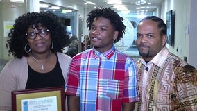 Detroit teen honored for performing CPR on neighbor