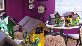Memory loss patients raise money for charity by selling birdhouses