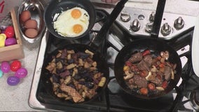 Easter cooking with Chef Bobby: Ranchero style beans and breakfast platter
