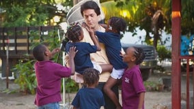 Mitch Albom recounts escaping Haiti: 'Big rugby scrum inside this helicopter'