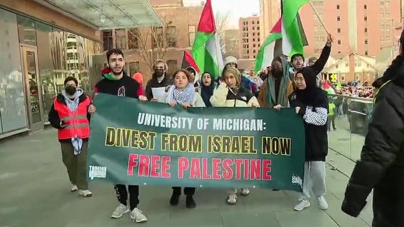 Protests over U-M's Israel investments brings threat of 'disruptive activity' penalty