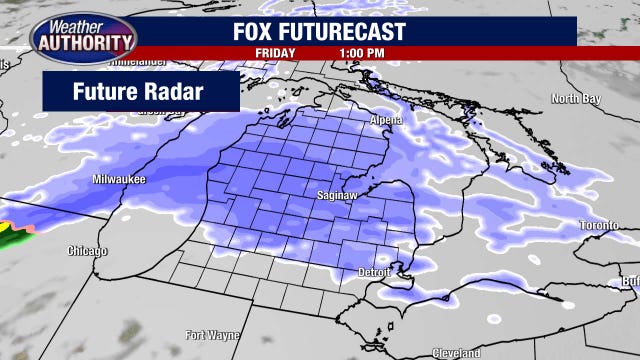 Michigan snow forecast: What to expect from Friday snowstorm