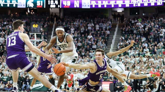 Walker, Hall lead Michigan State past Northwestern on Senior Night