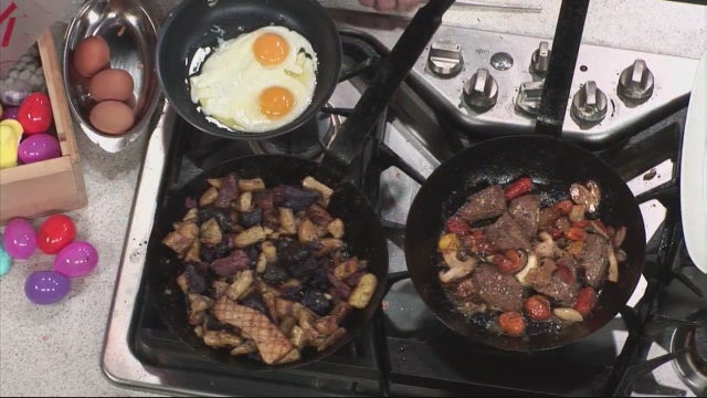 Easter cooking with Chef Bobby: Ranchero style beans and breakfast platter
