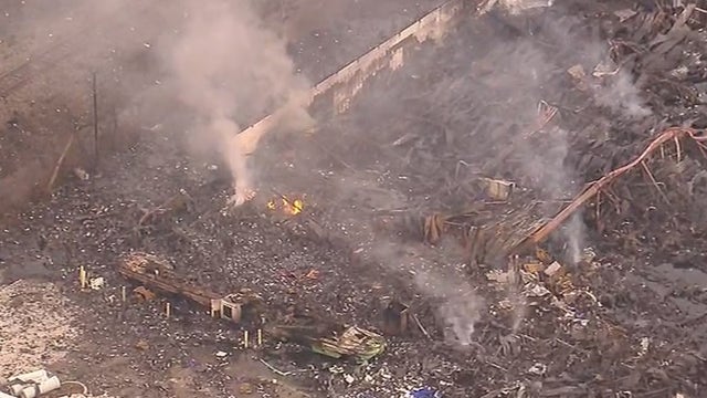 Clinton Township explosion: 2+ million gallons of water used as debris continues to smolder