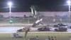 Spectators dodge 'freak accident' as race car flies over safety fence at speedway