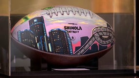 NFL Draft: Detroit artists paint Shinola footballs for giveaway